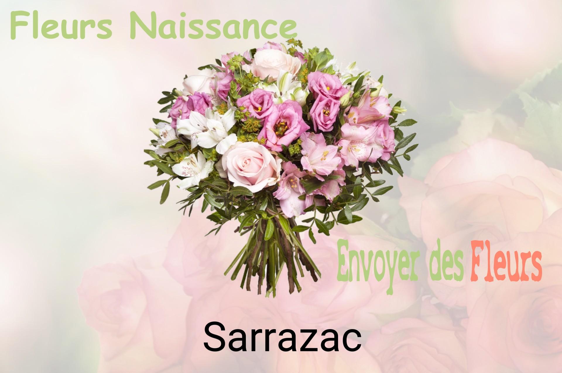 Bouquet de fleurs de naissance livré à Sarrazac