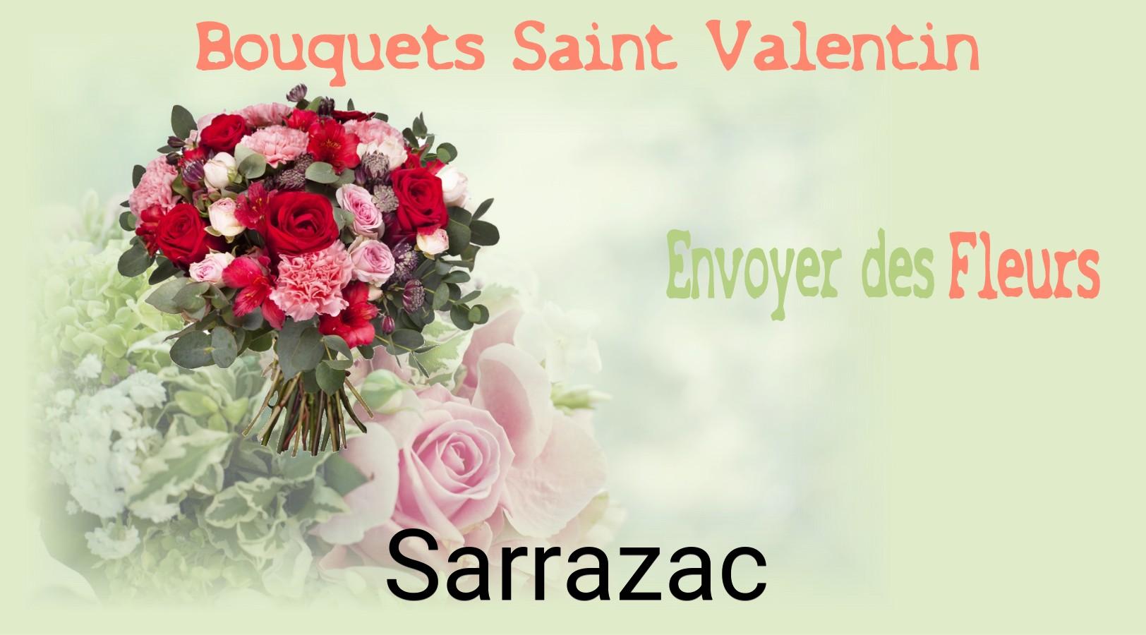 Roses de Saint-Valentin livrées à Sarrazac